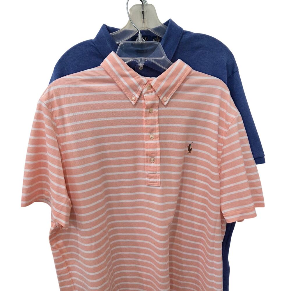 2 Men's Ralph Lauren Classic Fit Polo, Size XL‎